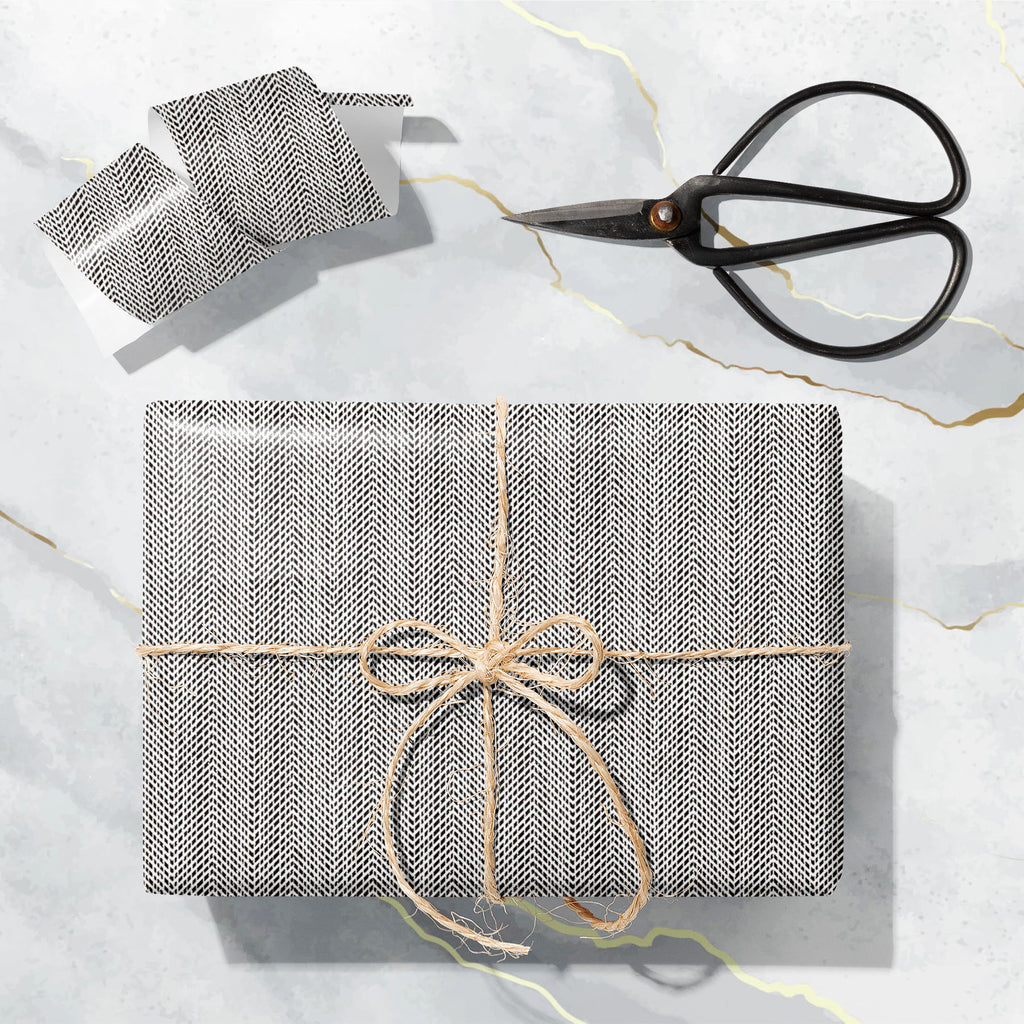 Abstract Zigzag Stripes Art & Craft Gift Wrapping Paper - Wrapping Papers - ArtzFolio.com