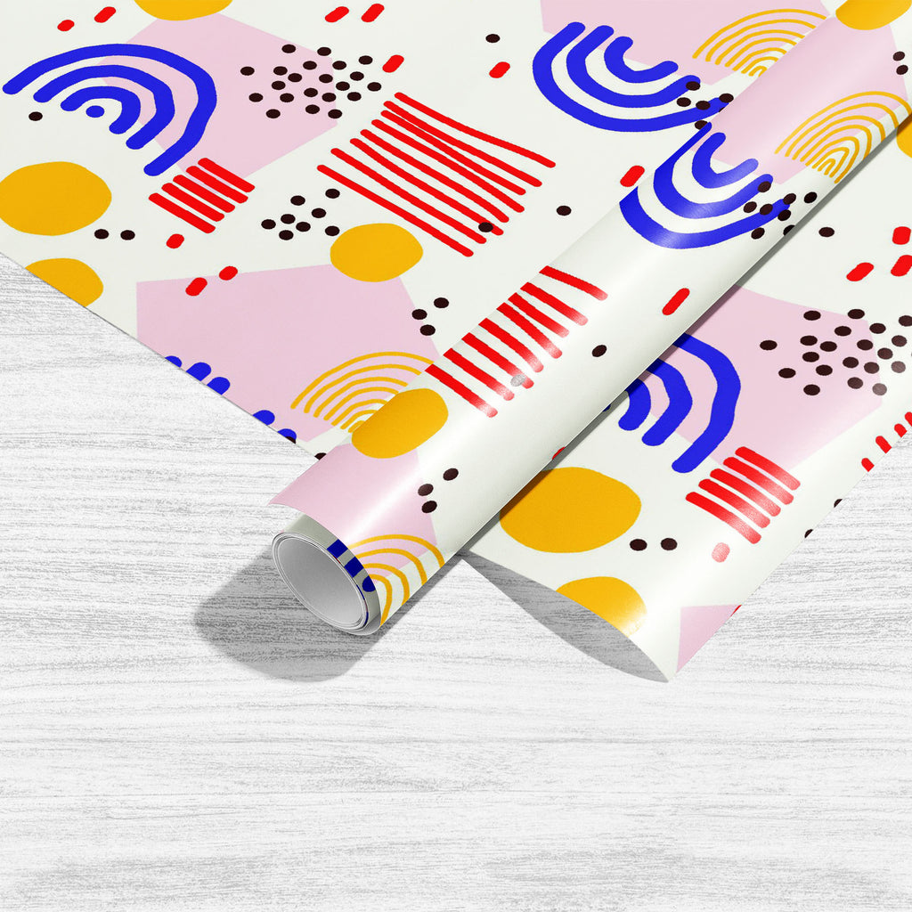 Abstract Shapes D9 Art & Craft Gift Wrapping Paper - Wrapping Papers - ArtzFolio.com