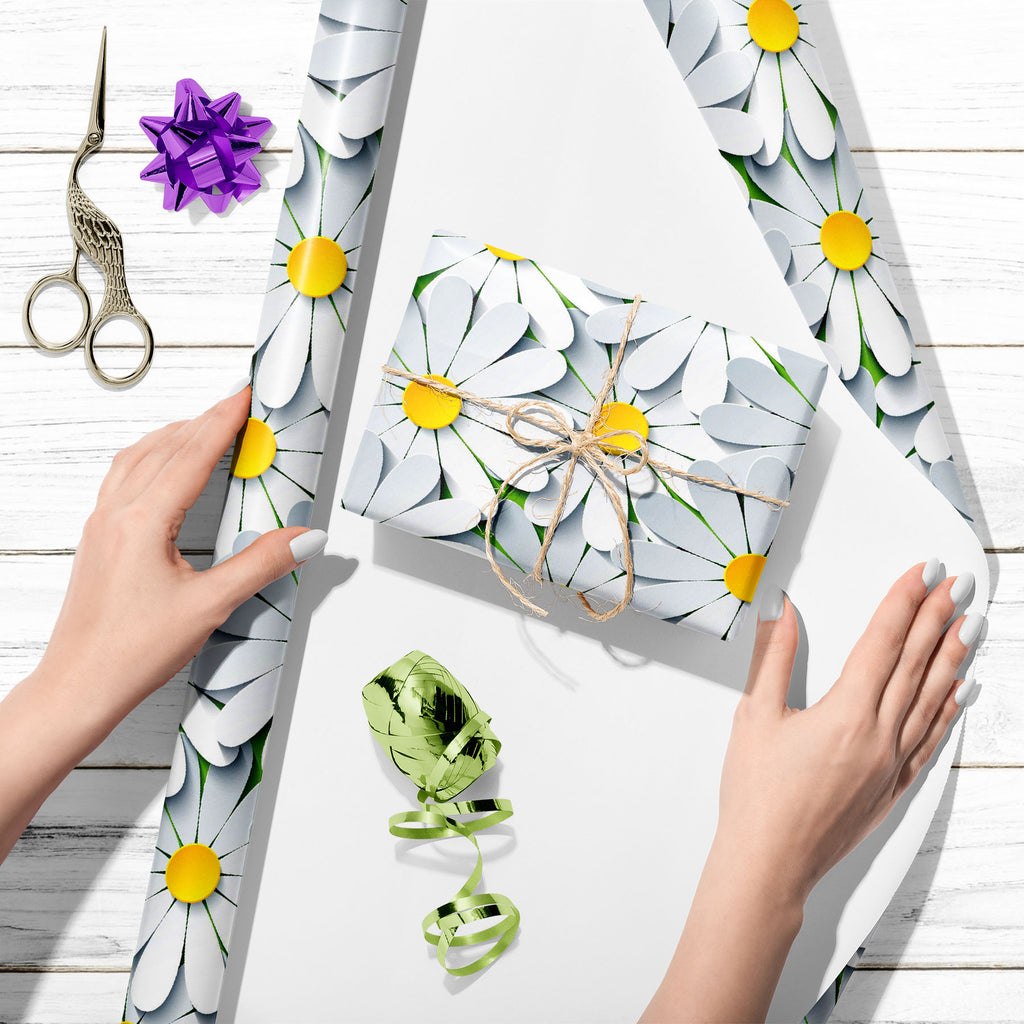 Floral 3D Pattern D2 Art & Craft Gift Wrapping Paper-Wrapping Papers-WRP_PP-IC 5016757 IC 5016757, 3D, Animated Cartoons, Black and White, Botanical, Caricature, Cartoons, Decorative, Digital, Digital Art, Floral, Flowers, Graphic, Illustrations, Modern Art, Nature, Patterns, Scenic, Seasons, White, pattern, d2, art, craft, gift, wrapping, paper, flower, daisy, cut, spring, vector, cartoon, background, blooming, green, modern, style, summer, wallpaper, backdrop, bloom, blossom, camomile, chamomile, cute, de