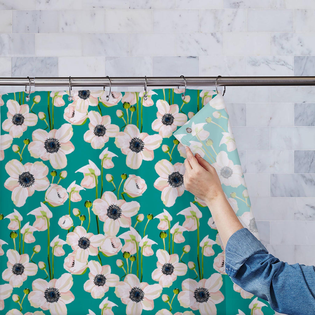 Watercolor Floral Pattern D55 Washable Waterproof Shower Curtain-Shower Curtains-CUR_SH_EL-IC 5016758 IC 5016758, Ancient, Art and Paintings, Black and White, Botanical, Digital, Digital Art, Floral, Flowers, Graphic, Historical, Illustrations, Medieval, Nature, Patterns, Retro, Scenic, Signs, Signs and Symbols, Vintage, Watercolour, Wedding, White, watercolor, pattern, d55, washable, waterproof, shower, curtain, seamless, vector, anemone, art, background, beautiful, beauty, bouquet, branch, bunch, card, de