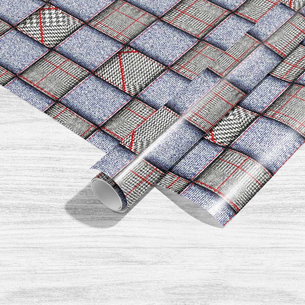 Classic Glen Plaid Art & Craft Gift Wrapping Paper-Wrapping Papers-WRP_PP-IC 5016775 IC 5016775, Abstract Expressionism, Abstracts, Art and Paintings, Celtic, Decorative, Fashion, Geometric, Geometric Abstraction, Illustrations, Patterns, Plaid, Semi Abstract, Signs, Signs and Symbols, classic, glen, art, craft, gift, wrapping, paper, jeans, abstract, cloth, patchwork, backdrop, background, checkered, clothing, colors, continuity, decoration, denim, design, diagonal, endless, fabric, glenurquhart, gray, int