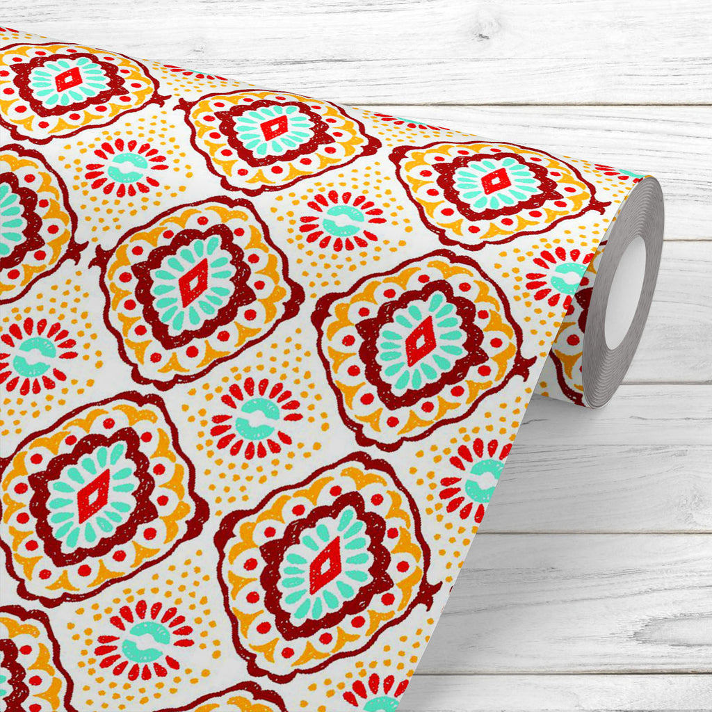 Tribal Ikat Folklore Stripes Wallpaper Roll-Wallpapers Peel & Stick-WAL_PA-IC 5016777 IC 5016777, African, American, Ancient, Aztec, Chevron, Culture, Decorative, Ethnic, Folk Art, Geometric, Geometric Abstraction, Hipster, Historical, Ikat, Illustrations, Indian, Medieval, Mexican, Patterns, Signs, Signs and Symbols, Stripes, Traditional, Triangles, Tribal, Vintage, World Culture, folklore, wallpaper, roll, background, batik, boho, cute, decoration, design, diagonal, endless, folk, pattern, geo, geometry, 