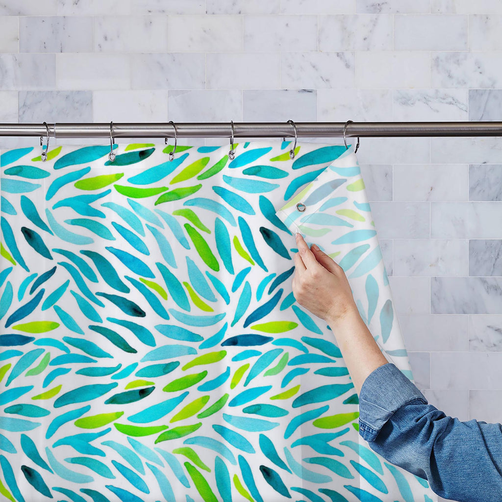 Watercolor Botanical Leaves D1 Washable Waterproof Shower Curtain-Shower Curtains-CUR_SH_EL-IC 5016784 IC 5016784, Abstract Expressionism, Abstracts, Art and Paintings, Botanical, Decorative, Floral, Flowers, Modern Art, Nature, Paintings, Patterns, Scenic, Semi Abstract, Signs, Signs and Symbols, Tropical, Watercolour, Wedding, watercolor, leaves, d1, washable, waterproof, shower, curtain, pattern, concept, modern, seamless, yellow, abstract, art, artistic, backdrops, background, blue, canvas, card, cover,