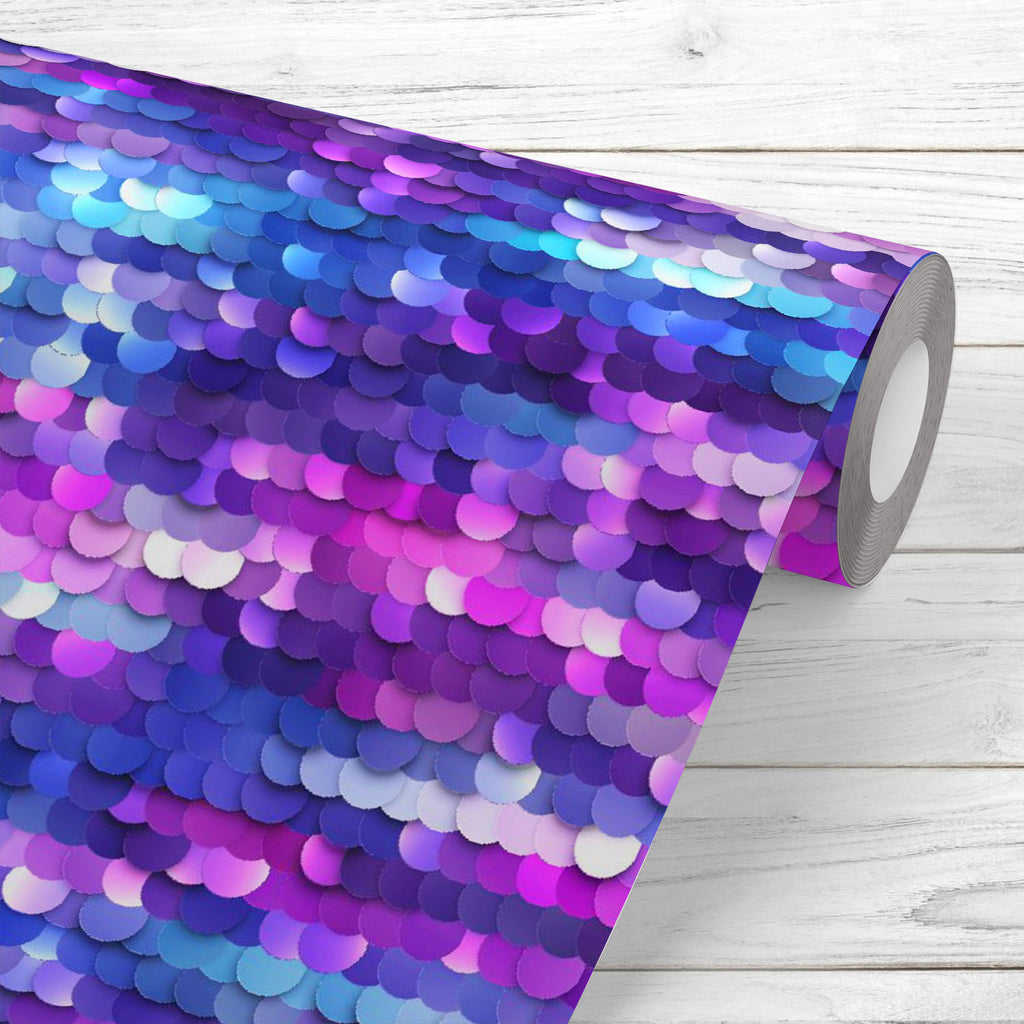 Mermaid Sequined Art Wallpaper Roll-Wallpapers Peel & Stick-WAL_PA-IC 5016789 IC 5016789, Circle, Festivals and Occasions, Festive, Illustrations, Mermaid, Patterns, Metallic, sequined, art, wallpaper, roll, seamless, fabric, metal, cloth, material, backdrop, beaded, blue, celebration, circles, closeup, dress, glamour, glamourous, glitter, glittering, glowing, green, lights, luxurious, luxury, paillettes, purple, round, sequins, shimmering, shiny, sparkles, sparklets, surface, textile, textured, artzfolio, 