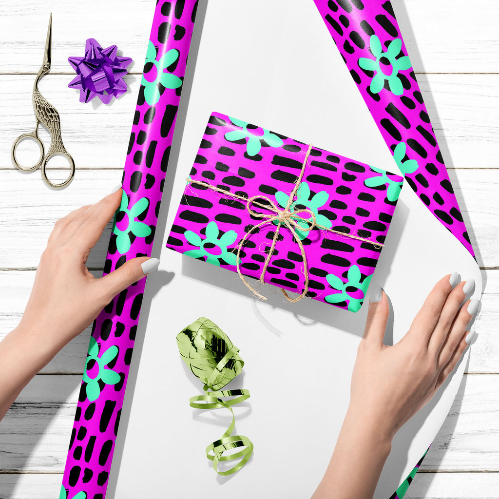 Abstract Brush Stroke D30 Art & Craft Gift Wrapping Paper - Wrapping Papers - ArtzFolio.com