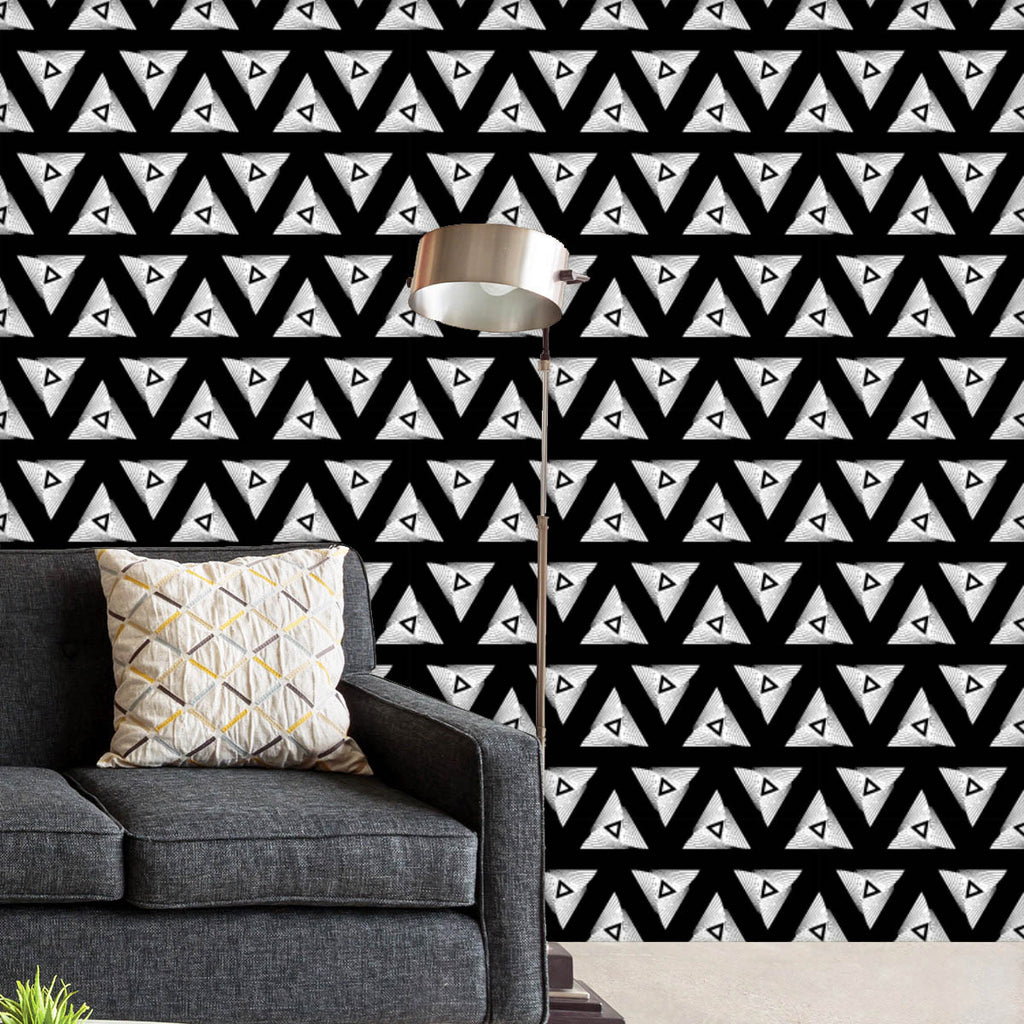 Gold Sacred Triangles Wallpaper Roll-Wallpapers Peel & Stick-WAL_PA-IC 5016794 IC 5016794, Abstract Expressionism, Abstracts, Art and Paintings, Astrology, Black, Black and White, Culture, Decorative, Ethnic, Geometric, Geometric Abstraction, Horoscope, Illustrations, Patterns, Semi Abstract, Signs, Signs and Symbols, Sun Signs, Symbols, Traditional, Triangles, Tribal, White, World Culture, Zodiac, gold, sacred, wallpaper, roll, abstract, art, backdrop, background, beautiful, clip, color, contour, creative,