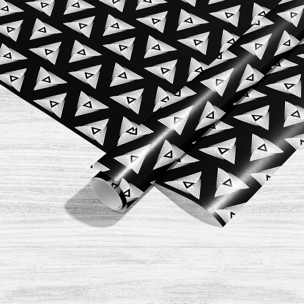 Gold Sacred Triangles Art & Craft Gift Wrapping Paper-Wrapping Papers-WRP_PP-IC 5016794 IC 5016794, Abstract Expressionism, Abstracts, Art and Paintings, Astrology, Black, Black and White, Culture, Decorative, Ethnic, Geometric, Geometric Abstraction, Horoscope, Illustrations, Patterns, Semi Abstract, Signs, Signs and Symbols, Sun Signs, Symbols, Traditional, Triangles, Tribal, White, World Culture, Zodiac, gold, sacred, art, craft, gift, wrapping, paper, abstract, backdrop, background, beautiful, clip, col