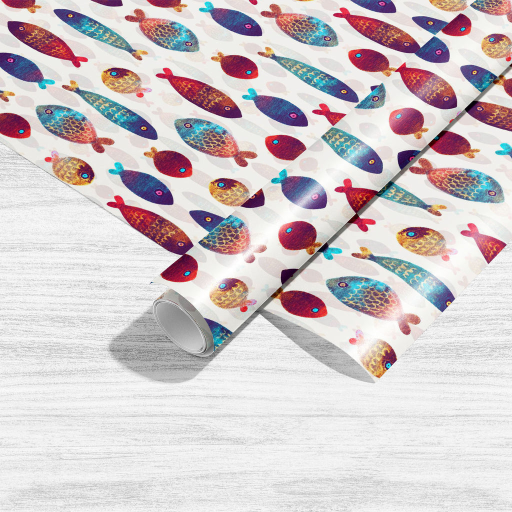 Colorful Fishes Image Art & Craft Gift Wrapping Paper-Wrapping Papers-WRP_PP-IC 5016811 IC 5016811, Ancient, Animals, Animated Cartoons, Art and Paintings, Baby, Books, Caricature, Cartoons, Children, Cuisine, Decorative, Digital, Digital Art, Drawing, Fantasy, Food, Food and Beverage, Food and Drink, Graphic, Hand Drawn, Historical, Illustrations, Kids, Medieval, Nature, Nautical, Patterns, Retro, Scenic, Vintage, Watercolour, Wildlife, colorful, fishes, image, art, craft, gift, wrapping, paper, fish, patt