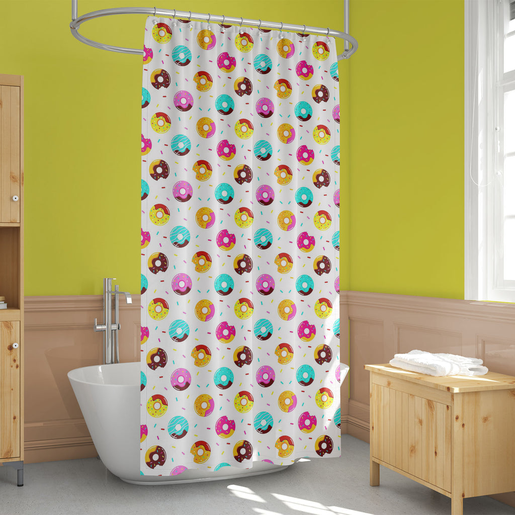 Summer with Donuts Washable Waterproof Shower Curtain-Shower Curtains-CUR_SH_EL-IC 5016814 IC 5016814, Baby, Children, Illustrations, Kids, Patterns, Signs, Signs and Symbols, summer, with, donuts, washable, waterproof, shower, curtain, pattern, sweet, vector, cupcake, candy, cute, shirt, sticker, water, fun, party, pineapple, toy, vibrant, board, characters, chocolate, donut, colorful, concept, design, isolated, element, hot, ice, cream, pastel, sale, scooter, seamless, sun, surfing, wave, swimming, tattoo