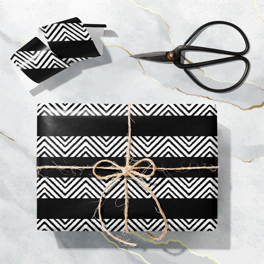 Monochrome Boho Art & Craft Gift Wrapping Paper-Wrapping Papers-WRP_PP-IC 5016836 IC 5016836, Abstract Expressionism, Abstracts, Art and Paintings, Aztec, Culture, Decorative, Digital, Digital Art, Ethnic, Fashion, Folk Art, Geometric, Geometric Abstraction, Graphic, Ikat, Illustrations, Patterns, Pets, Plaid, Retro, Semi Abstract, Signs, Signs and Symbols, Sketches, Traditional, Tribal, World Culture, monochrome, boho, art, craft, gift, wrapping, paper, abstract, background, bali, beautiful, blouse, border