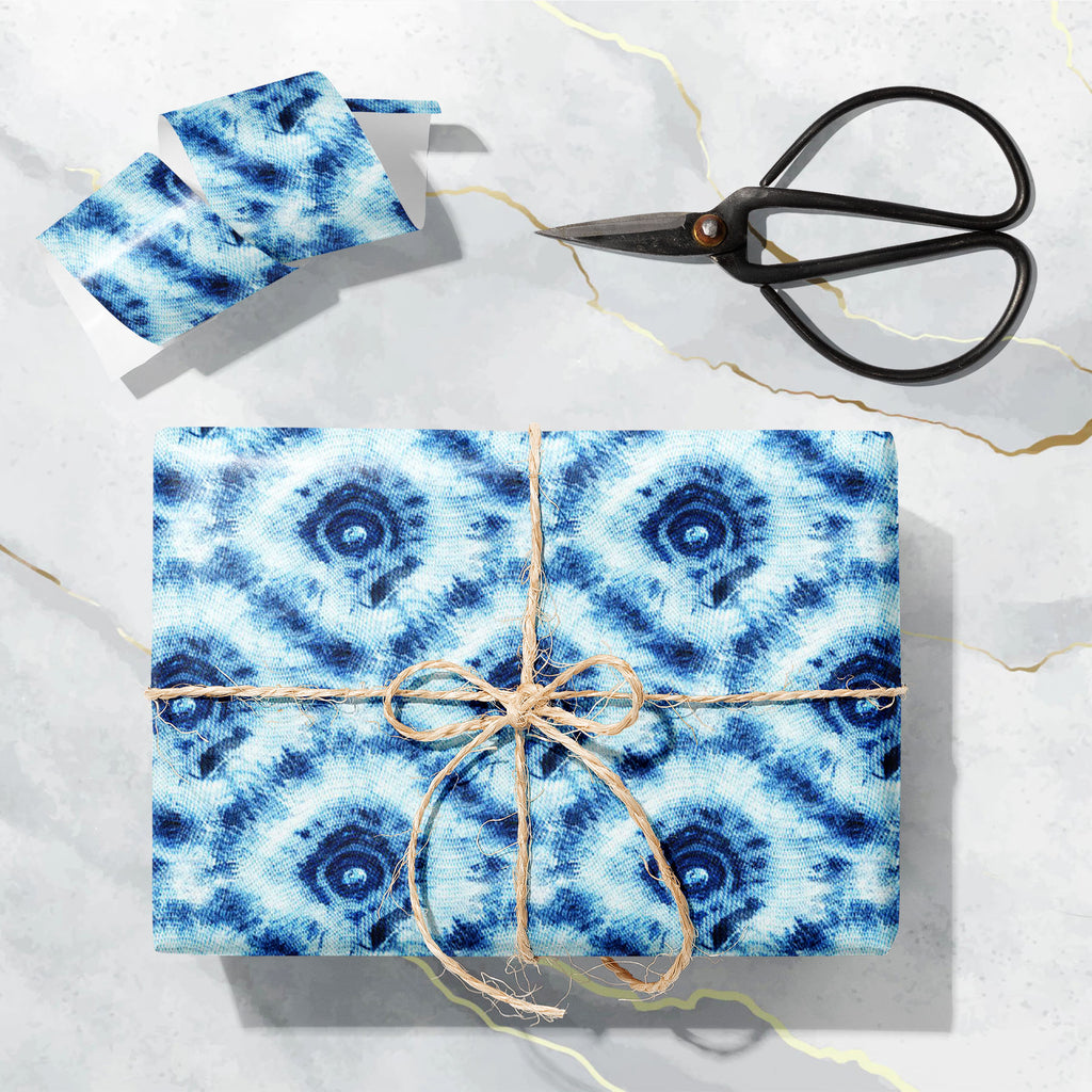 Shibori Indigo Batik D12 Art & Craft Gift Wrapping Paper-Wrapping Papers-WRP_PP-IC 5016848 IC 5016848, Abstract Expressionism, Abstracts, Art and Paintings, Black and White, Culture, Decorative, Ethnic, Fashion, Illustrations, Japanese, Paintings, Patterns, Retro, Semi Abstract, Shibori, Signs, Signs and Symbols, Traditional, Tribal, Watercolour, White, World Culture, indigo, batik, d12, art, craft, gift, wrapping, paper, dye, tie, fabric, pattern, seamless, 1960, abstract, artistic, backdrop, background, b