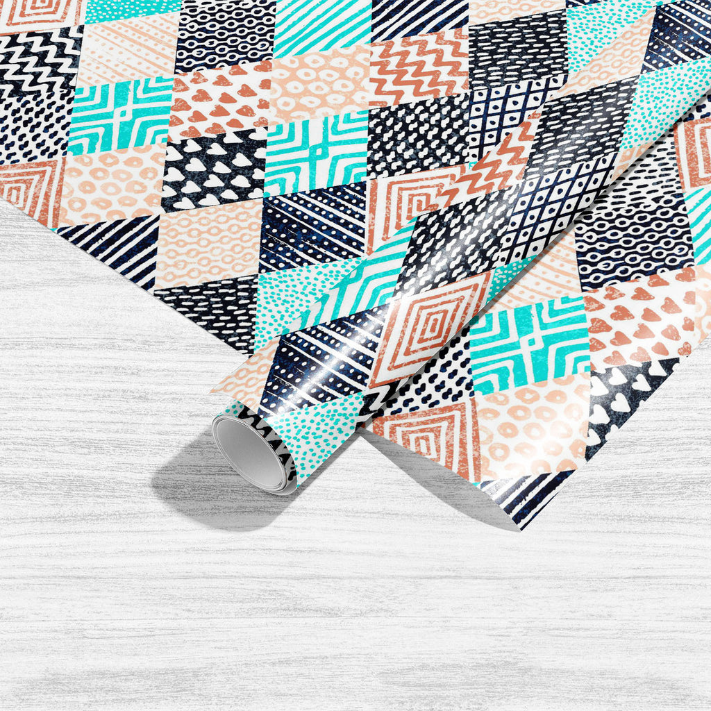 Vintage Geometric Pattern D2 Art & Craft Gift Wrapping Paper-Wrapping Papers-WRP_PP-IC 5016851 IC 5016851, Ancient, Art and Paintings, Black and White, Culture, Decorative, Diamond, Digital, Digital Art, Drawing, Ethnic, Fashion, Geometric, Geometric Abstraction, Graphic, Historical, Illustrations, Indian, Medieval, Patterns, Pets, Retro, Signs, Signs and Symbols, Traditional, Tribal, Vintage, White, World Culture, pattern, d2, art, craft, gift, wrapping, paper, background, brush, card, carpet, color, cover