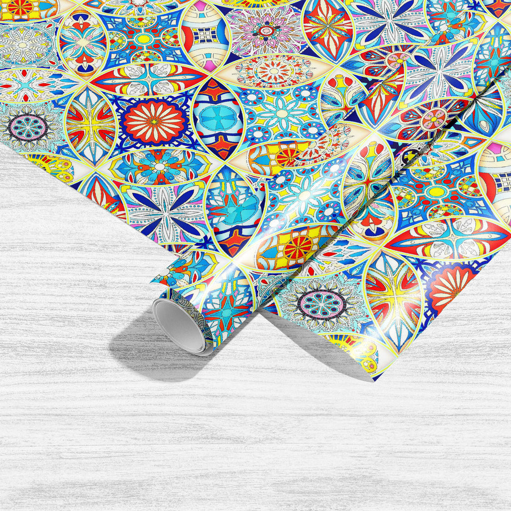Vintage Mandalas D4 Art & Craft Gift Wrapping Paper-Wrapping Papers-WRP_PP-IC 5016856 IC 5016856, Abstract Expressionism, Abstracts, African, Ancient, Art and Paintings, Bohemian, Botanical, Culture, Decorative, Ethnic, Floral, Flowers, Geometric, Geometric Abstraction, Historical, Illustrations, Indian, Mandala, Medieval, Mexican, Moroccan, Nature, Paisley, Patterns, Pets, Retro, Semi Abstract, Signs, Signs and Symbols, Traditional, Tribal, Vintage, World Culture, mandalas, d4, art, craft, gift, wrapping, 