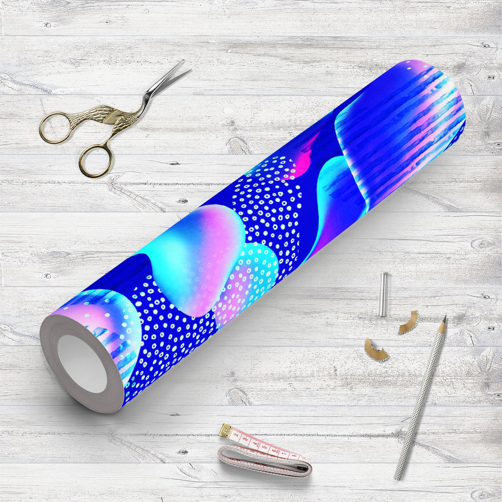 Abstract Doodle Stripes Wallpaper Roll - Wallpapers Peel & Stick - ArtzFolio.com