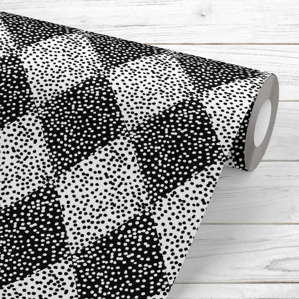 Monochrome Vintage Grunge Wallpaper Roll-Wallpapers Peel & Stick-WAL_PA-IC 5016862 IC 5016862, Abstract Expressionism, Abstracts, Ancient, Art and Paintings, Black, Black and White, Culture, Decorative, Diamond, Digital, Digital Art, Dots, Drawing, Ethnic, Fashion, Geometric, Geometric Abstraction, Graphic, Historical, Illustrations, Medieval, Modern Art, Patterns, Retro, Semi Abstract, Signs, Signs and Symbols, Sketches, Traditional, Tribal, Vintage, White, World Culture, monochrome, grunge, wallpaper, rol