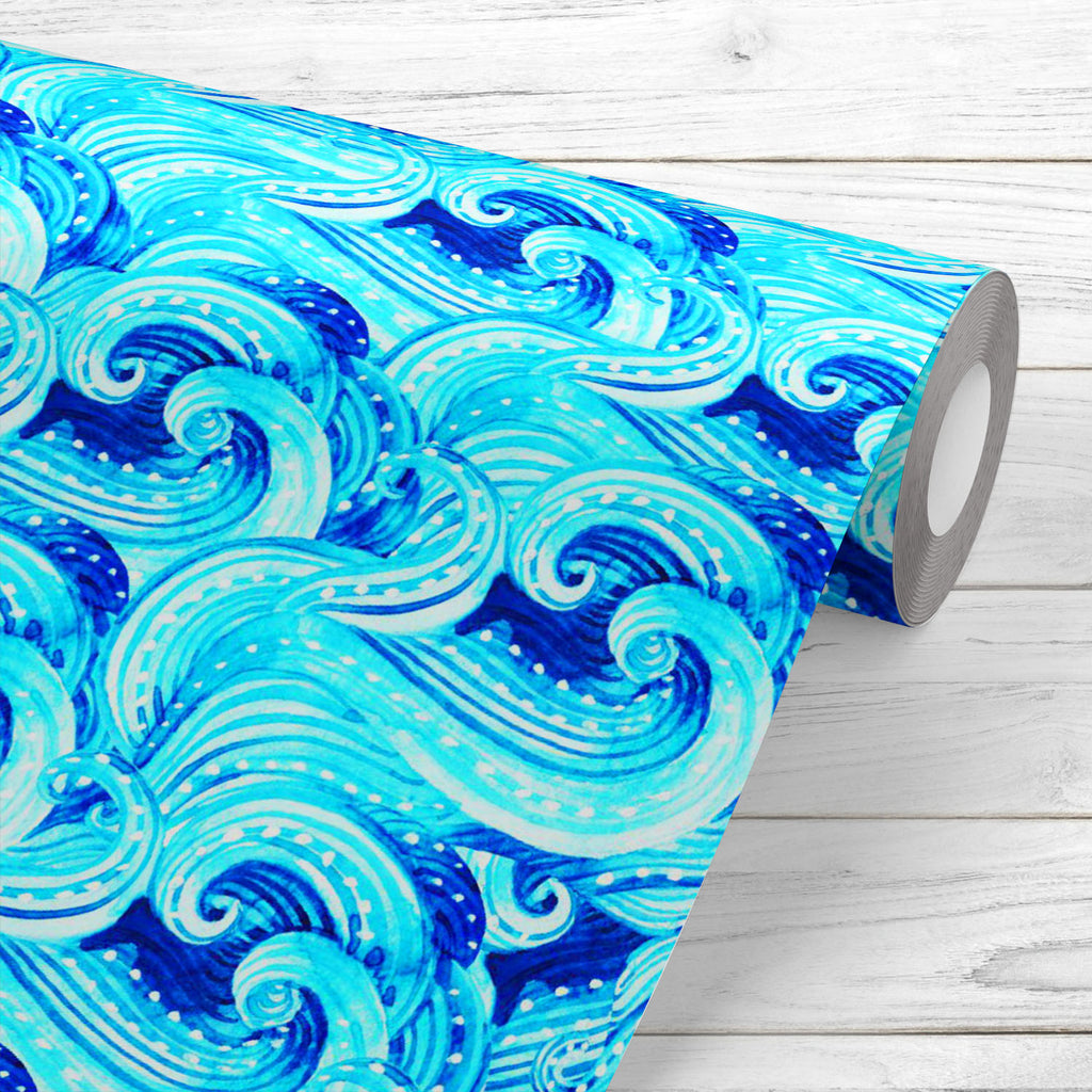 Watercolor Sea Flow Wallpaper Roll-Wallpapers Peel & Stick-WAL_PA-IC 5016871 IC 5016871, Abstract Expressionism, Abstracts, Art and Paintings, Decorative, Holidays, Illustrations, Inspirational, Motivation, Motivational, Patterns, Semi Abstract, Signs, Signs and Symbols, Watercolour, watercolor, sea, flow, wallpaper, roll, abstract, art, background, beach, bending, blue, bubble, color, curl, curves, decoration, depth, design, draw, fabric, float, foam, happy, holiday, illustration, inspiration, line, marine