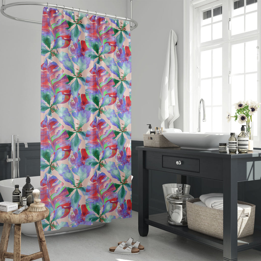 Watercolor Floral Pattern D64 Washable Waterproof Shower Curtain-Shower Curtains-CUR_SH_EL-IC 5016874 IC 5016874, Botanical, Floral, Flowers, Hawaiian, Illustrations, Nature, Patterns, Tropical, Watercolour, watercolor, pattern, d64, washable, waterproof, shower, curtain, allover, artwork, autumn, backdrop, background, beach, bikini, cheerful, composition, decoration, exotic, fabric, flower, foliage, grass, greenery, hawaii, illustration, interior, jungle, leaf, mosntera, palm, paradise, petals, pink, plant