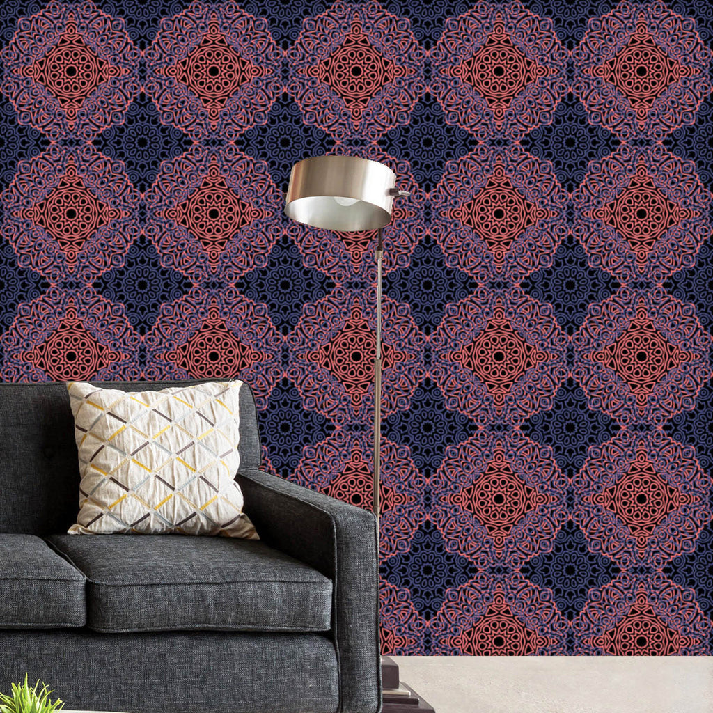 Vintage Oriental Mandala Wallpaper Roll-Wallpapers Peel & Stick-WAL_PA-IC 5016876 IC 5016876, Abstract Expressionism, Abstracts, African, Allah, Ancient, Arabic, Art and Paintings, Asian, Aztec, Bohemian, Botanical, Culture, Damask, Digital, Digital Art, Ethnic, Floral, Flowers, Folk Art, Geometric, Geometric Abstraction, Graphic, Grid Art, Historical, Illustrations, Indian, Islam, Mandala, Medieval, Mexican, Moroccan, Nature, Patterns, Pets, Retro, Semi Abstract, Signs, Signs and Symbols, Traditional, Trib