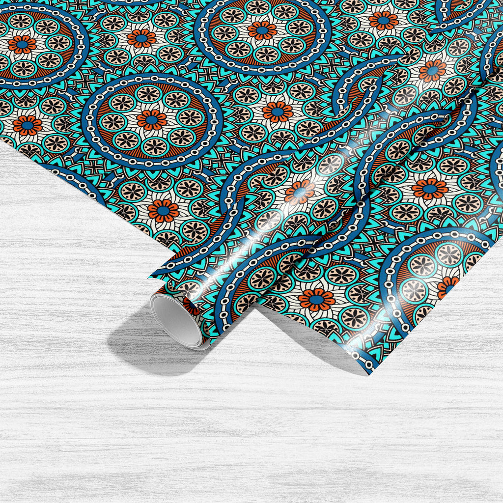Abstract Mandala Pattern Art & Craft Gift Wrapping Paper - Wrapping Papers - ArtzFolio.com