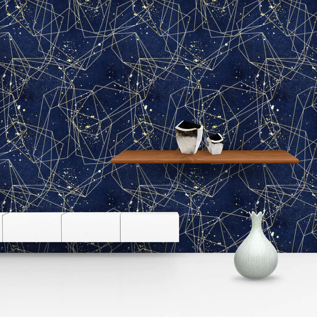 Abstract Geometric Pattern D22 Wallpaper Roll - Wallpapers Peel & Stick - ArtzFolio.com