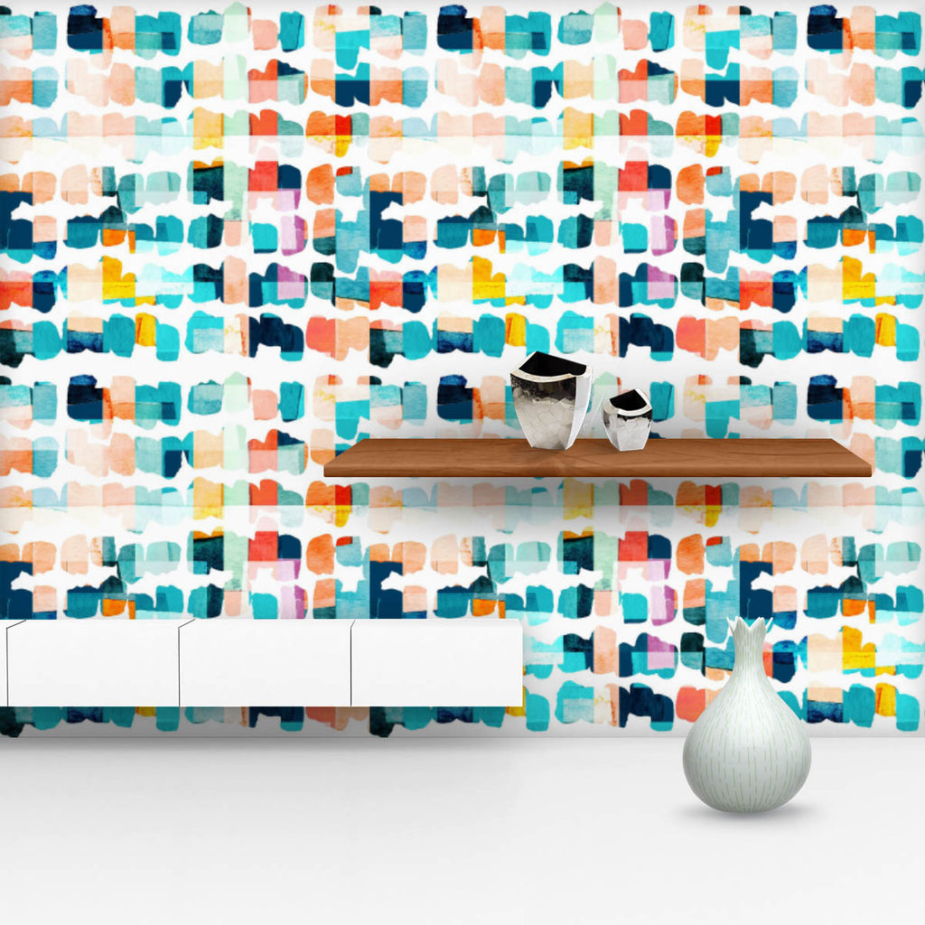 Geometric Strokes Wallpaper Roll-Wallpapers Peel & Stick-WAL_PA-IC 5016892 IC 5016892, Abstract Expressionism, Abstracts, Art and Paintings, Brush Stroke, Culture, Digital, Digital Art, Ethnic, Fashion, Geometric, Geometric Abstraction, Graphic, Ikat, Illustrations, Minimalism, Modern Art, Patterns, Semi Abstract, Signs, Signs and Symbols, Traditional, Tribal, Watercolour, World Culture, strokes, wallpaper, roll, watercolor, pattern, seamless, abstract, texture, print, textile, vibration, wave, art, modern,