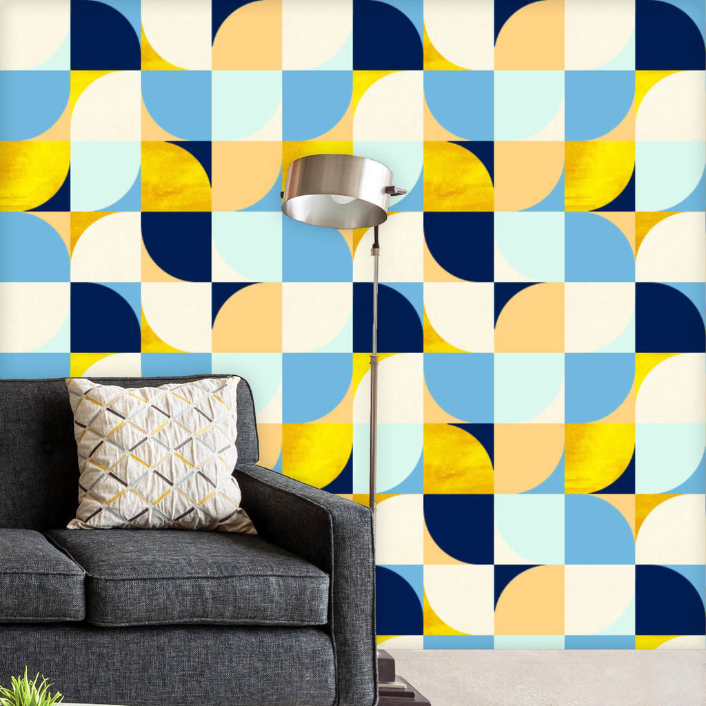 Geometric Shapes D2 Wallpaper Roll-Wallpapers Peel & Stick-WAL_PA-IC 5016905 IC 5016905, Abstract Expressionism, Abstracts, Art and Paintings, Geometric, Geometric Abstraction, Illustrations, Patterns, Scandinavian, Semi Abstract, Signs, Signs and Symbols, shapes, d2, wallpaper, roll, pattern, beige, abstract, art, backdrop, background, blue, design, gold, grunge, illustration, paper, pink, seamless, shape, simple, texture, wrapping, yellow, artzfolio, wallpapers for bedroom, wall papers full sheet for livi