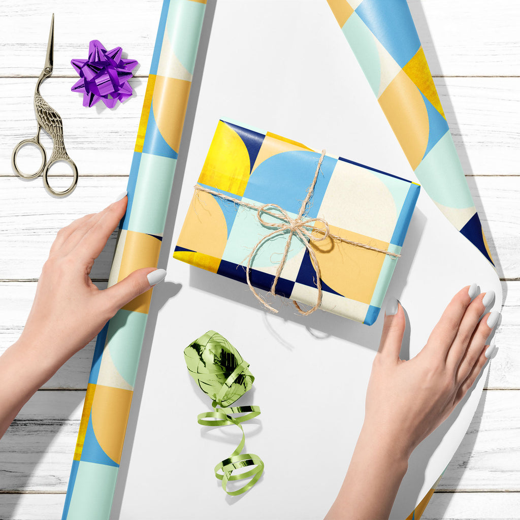 Geometric Shapes D2 Art & Craft Gift Wrapping Paper-Wrapping Papers-WRP_PP-IC 5016905 IC 5016905, Abstract Expressionism, Abstracts, Art and Paintings, Geometric, Geometric Abstraction, Illustrations, Patterns, Scandinavian, Semi Abstract, Signs, Signs and Symbols, shapes, d2, art, craft, gift, wrapping, paper, pattern, beige, abstract, backdrop, background, blue, design, gold, grunge, illustration, pink, seamless, shape, simple, texture, wallpaper, yellow, artzfolio, wrapping paper, gift wrapping paper, gi