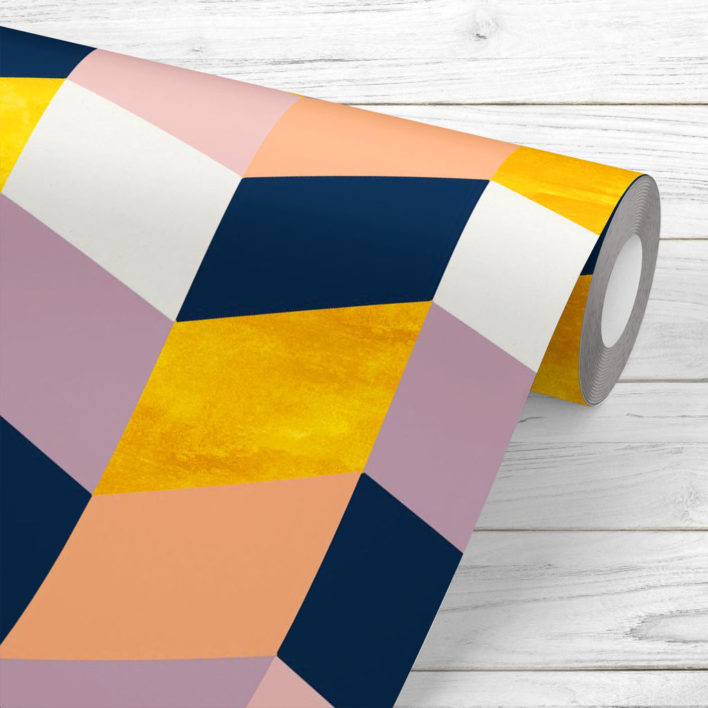 Geometric Pattern D50 Wallpaper Roll-Wallpapers Peel & Stick-WAL_PA-IC 5016910 IC 5016910, Abstract Expressionism, Abstracts, Art and Paintings, Chevron, Geometric, Geometric Abstraction, Illustrations, Patterns, Scandinavian, Semi Abstract, Signs, Signs and Symbols, pattern, d50, wallpaper, roll, abstract, art, backdrop, background, beige, blue, design, gold, grunge, illustration, paper, pink, seamless, shape, simple, texture, wrapping, yellow, artzfolio, wallpapers for bedroom, wall papers full sheet for 
