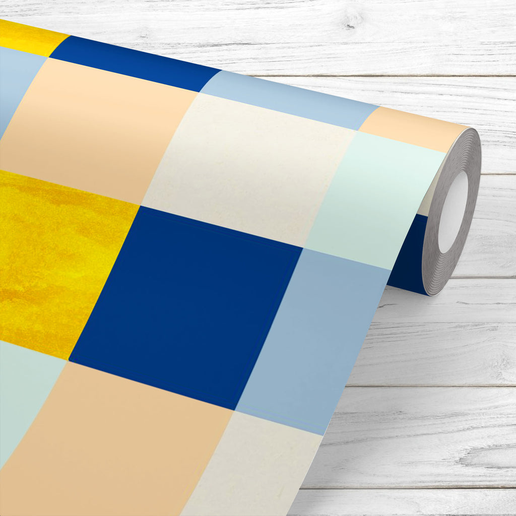 Geometric Squares D2 Wallpaper Roll-Wallpapers Peel & Stick-WAL_PA-IC 5016920 IC 5016920, Abstract Expressionism, Abstracts, Art and Paintings, Check, Geometric, Geometric Abstraction, Illustrations, Patterns, Scandinavian, Semi Abstract, Signs, Signs and Symbols, squares, d2, wallpaper, roll, abstract, art, backdrop, background, beige, blue, design, pattern, gold, grunge, illustration, paper, pink, seamless, shape, simple, square, texture, wrapping, yellow, artzfolio, wallpapers for bedroom, wall papers fu