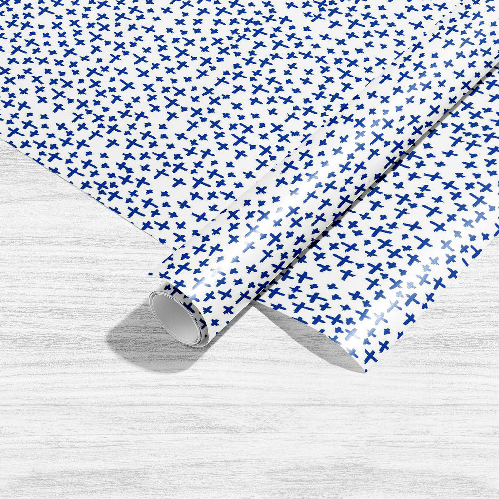 Indigo Geometric Abstract Art & Craft Gift Wrapping Paper-Wrapping Papers-WRP_PP-IC 5016923 IC 5016923, Abstract Expressionism, Abstracts, Black and White, Conceptual, Cross, Digital, Digital Art, Geometric, Geometric Abstraction, Graphic, Illustrations, Japanese, Patterns, Religion, Religious, Scandinavian, Semi Abstract, Signs, Signs and Symbols, Triangles, White, indigo, abstract, art, craft, gift, wrapping, paper, pattern, plus, sheet, artistic, background, blue, brush, clean, corner, curtain, design, d