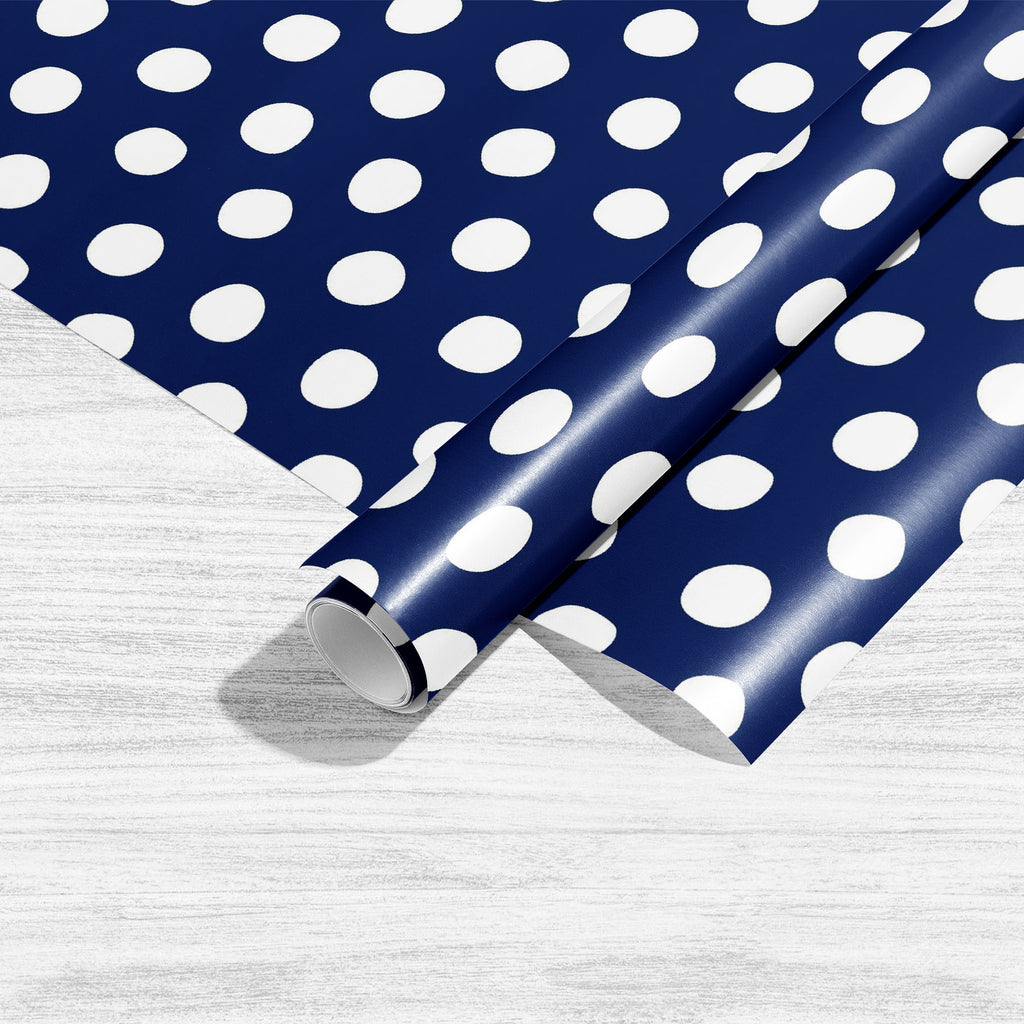 Nautical Polka Dots Art & Craft Gift Wrapping Paper-Wrapping Papers-WRP_PP-IC 5016925 IC 5016925, Abstract Expressionism, Abstracts, Baby, Black and White, Children, Circle, Dots, Hand Drawn, Illustrations, Kids, Nautical, Patterns, Semi Abstract, Signs, Signs and Symbols, White, polka, art, craft, gift, wrapping, paper, abstract, artistic, background, bright, classical, pattern, print, colorful, cute, dark, blue, design, dot, dotted, fabric, fresh, geometric, hand, drawn, happy, navy, packaging, repeat, re