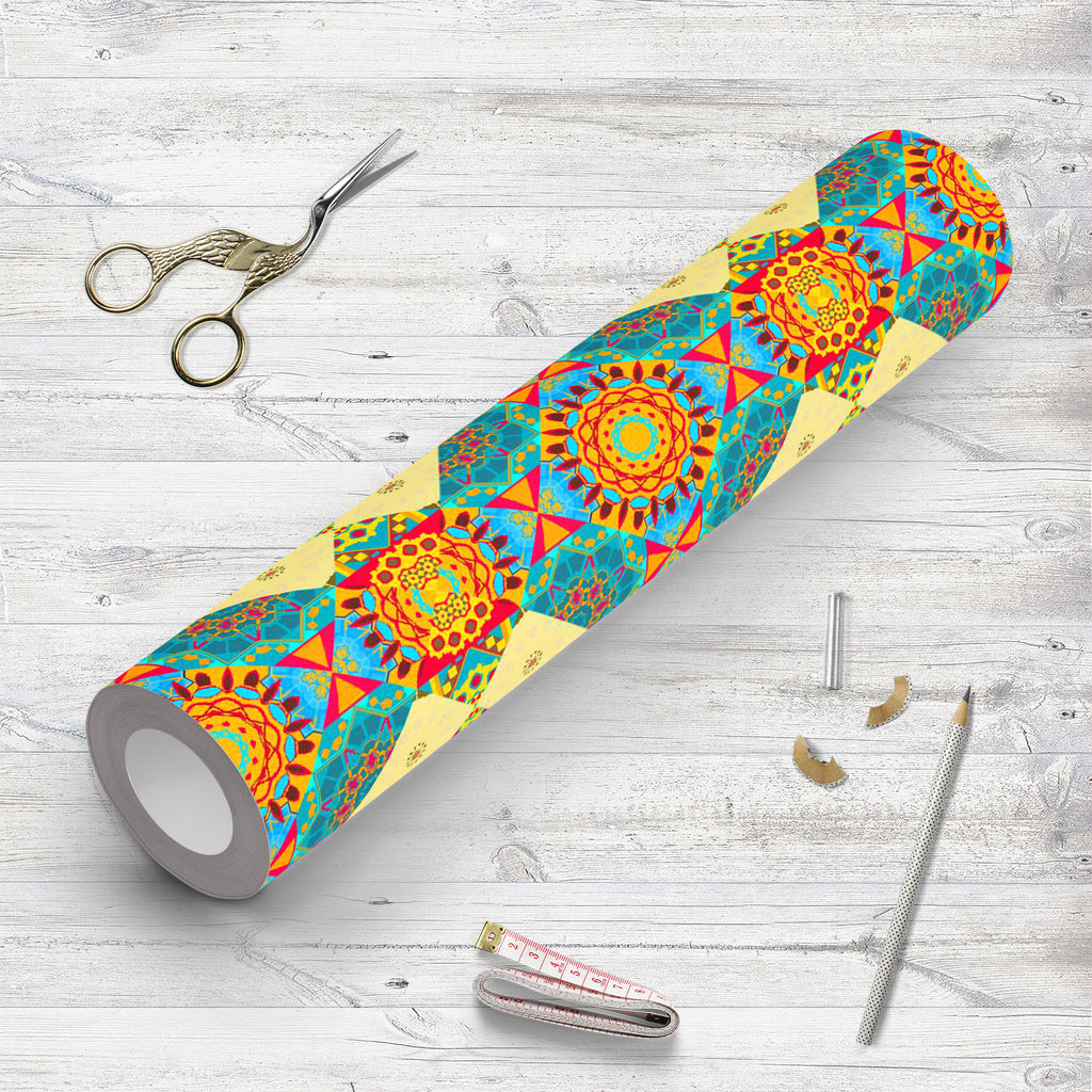 Ethnic Blue Beige Yellow Wallpaper Roll-Wallpapers Peel & Stick-WAL_PA-IC 5016937 IC 5016937, Abstract Expressionism, Abstracts, Ancient, Art and Paintings, Decorative, Digital, Digital Art, Fashion, Geometric, Geometric Abstraction, Graphic, Historical, Illustrations, Medieval, Modern Art, Patterns, Retro, Semi Abstract, Signs, Signs and Symbols, Victorian, Vintage, ethnic, blue, beige, yellow, wallpaper, roll, abstract, argyle, art, backdrop, background, beautiful, decor, decoration, design, elegant, elem