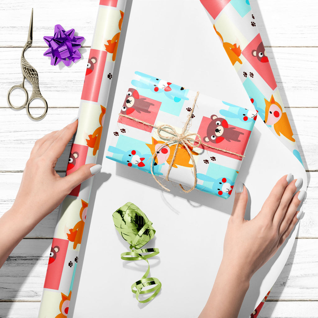 Baby Woodland Animals Art & Craft Gift Wrapping Paper-Wrapping Papers-WRP_PP-IC 5016938 IC 5016938, Animals, Animated Cartoons, Art and Paintings, Baby, Caricature, Cartoons, Children, Digital, Digital Art, Graphic, Icons, Illustrations, Kids, Nature, Patterns, Pets, Scenic, Signs, Signs and Symbols, woodland, art, craft, gift, wrapping, paper, animal, background, cartoon, cat, character, child, collection, color, colorful, cute, design, dog, element, fox, vector, fun, funny, happy, icon, illustration, isol