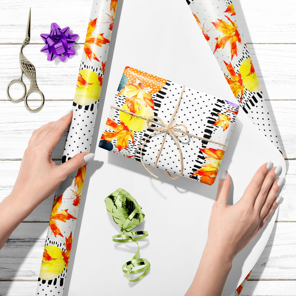 Watercolor Floral Leaves D8 Art & Craft Gift Wrapping Paper-Wrapping Papers-WRP_PP-IC 5016952 IC 5016952, Abstract Expressionism, Abstracts, Art and Paintings, Botanical, Circle, Digital, Digital Art, Dots, Floral, Flowers, Geometric, Geometric Abstraction, Graphic, Illustrations, Nature, Patterns, Scenic, Semi Abstract, Signs, Signs and Symbols, Watercolour, watercolor, leaves, d8, art, craft, gift, wrapping, paper, abstract, autumn, backdrop, background, blob, border, brush, color, dash, design, doodle, d