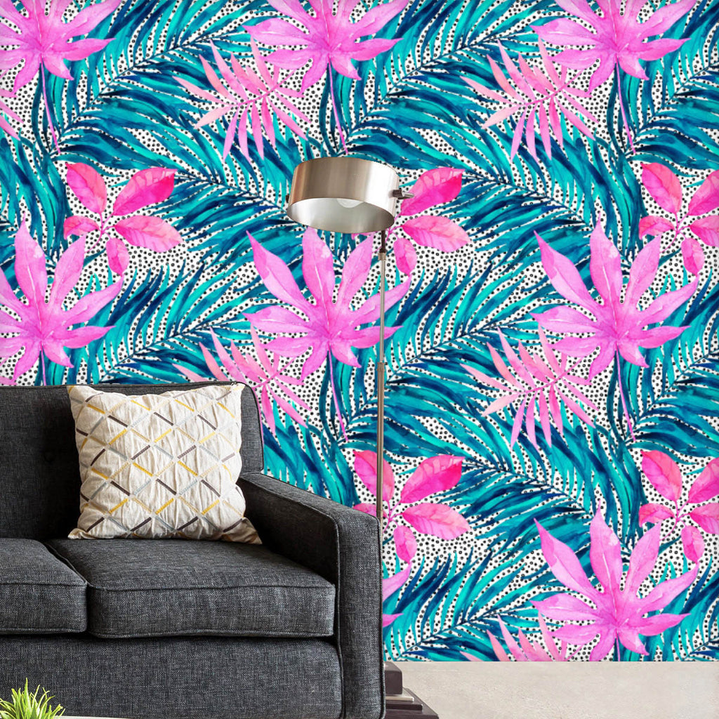 Watercolor Tropical Leaf and Flowers Wallpaper Roll-Wallpapers Peel & Stick-WAL_PA-IC 5016966 IC 5016966, Art and Paintings, Black and White, Botanical, Digital, Digital Art, Dots, Drawing, Floral, Flowers, Graphic, Illustrations, Modern Art, Nature, Patterns, Scenic, Signs, Signs and Symbols, Tropical, Watercolour, White, watercolor, leaf, and, wallpaper, roll, pattern, art, background, blue, color, dash, design, doodle, element, exotic, fan, flora, frond, garden, green, growth, grunge, illustration, jungl
