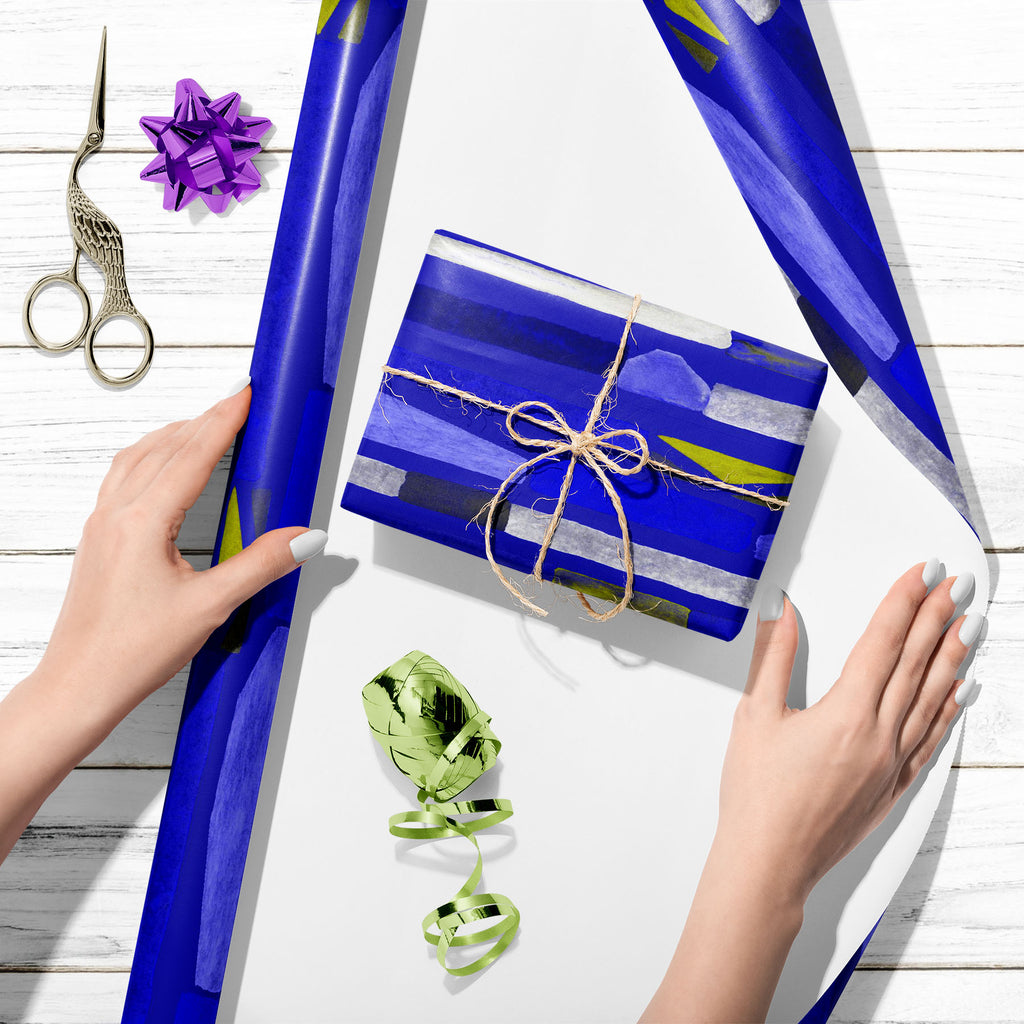 Indigo Blue Kaleidoscope Lines D1 Art & Craft Gift Wrapping Paper-Wrapping Papers-WRP_PP-IC 5016968 IC 5016968, 70s, Abstract Expressionism, Abstracts, African, Art and Paintings, Cubism, Culture, Decorative, Digital, Digital Art, Drawing, Ethnic, Fashion, Geometric, Geometric Abstraction, Graphic, Illustrations, Modern Art, Patterns, Semi Abstract, Signs, Signs and Symbols, Stripes, Traditional, Tribal, Watercolour, World Culture, indigo, blue, kaleidoscope, lines, d1, art, craft, gift, wrapping, paper, ab