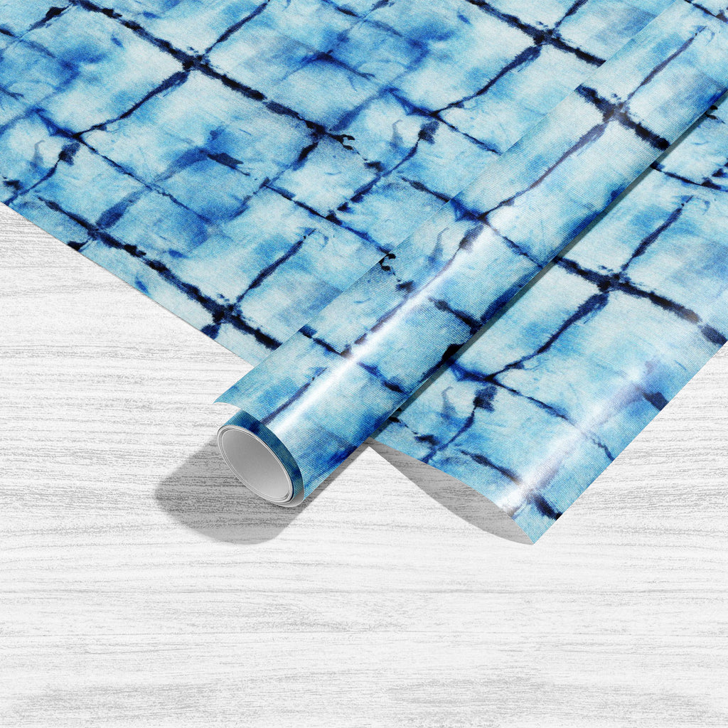 Shibori Indigo Batik D13 Art & Craft Gift Wrapping Paper-Wrapping Papers-WRP_PP-IC 5016973 IC 5016973, Abstract Expressionism, Abstracts, Art and Paintings, Black and White, Culture, Decorative, Ethnic, Fashion, Illustrations, Japanese, Paintings, Patterns, Retro, Semi Abstract, Shibori, Signs, Signs and Symbols, Traditional, Tribal, Watercolour, White, World Culture, indigo, batik, d13, art, craft, gift, wrapping, paper, abstract, seamless, textile, 1960, artistic, backdrop, background, beauty, bright, clo