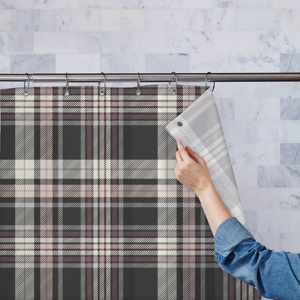 Plaid Check Patten Washable Waterproof Shower Curtain-Shower Curtains-CUR_SH_EL-IC 5016979 IC 5016979, Black, Black and White, Check, Digital, Digital Art, English, Geometric, Geometric Abstraction, Gingham, Graphic, Patterns, Plaid, Retro, Signs, Signs and Symbols, Stripes, patten, washable, waterproof, shower, curtain, pattern, tartan, print, texture, fabric, background, flannel, pink, checker, grey, scottish, british, brown, dark, design, scotland, classic, color, colour, cream, girly, golf, gray, maroon