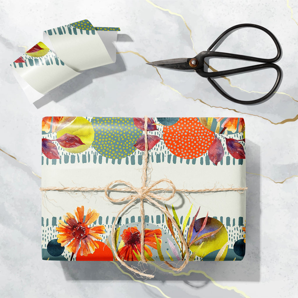 Watercolor Floral Leaves D10 Art & Craft Gift Wrapping Paper-Wrapping Papers-WRP_PP-IC 5016982 IC 5016982, Abstract Expressionism, Abstracts, Art and Paintings, Black, Black and White, Botanical, Circle, Digital, Digital Art, Dots, Floral, Flowers, Geometric, Geometric Abstraction, Graphic, Illustrations, Nature, Patterns, Scenic, Semi Abstract, Signs, Signs and Symbols, Watercolour, watercolor, leaves, d10, art, craft, gift, wrapping, paper, pattern, aster, autumn, background, border, chamomile, color, coo