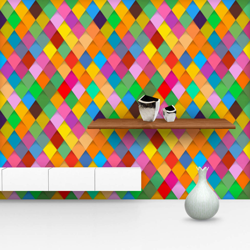 Harlequin Buffoon Rhombuses Wallpaper Roll-Wallpapers Peel & Stick-WAL_PA-IC 5016991 IC 5016991, Abstract Expressionism, Abstracts, Ancient, Art and Paintings, Decorative, Diamond, Fashion, Geometric, Geometric Abstraction, Historical, Holidays, Illustrations, Italian, Medieval, Modern Art, Patterns, Retro, Semi Abstract, Signs, Signs and Symbols, Vintage, harlequin, buffoon, rhombuses, wallpaper, roll, abstract, art, backdrop, background, blue, carnival, celebratory, circus, clown, color, colorful, decor, 