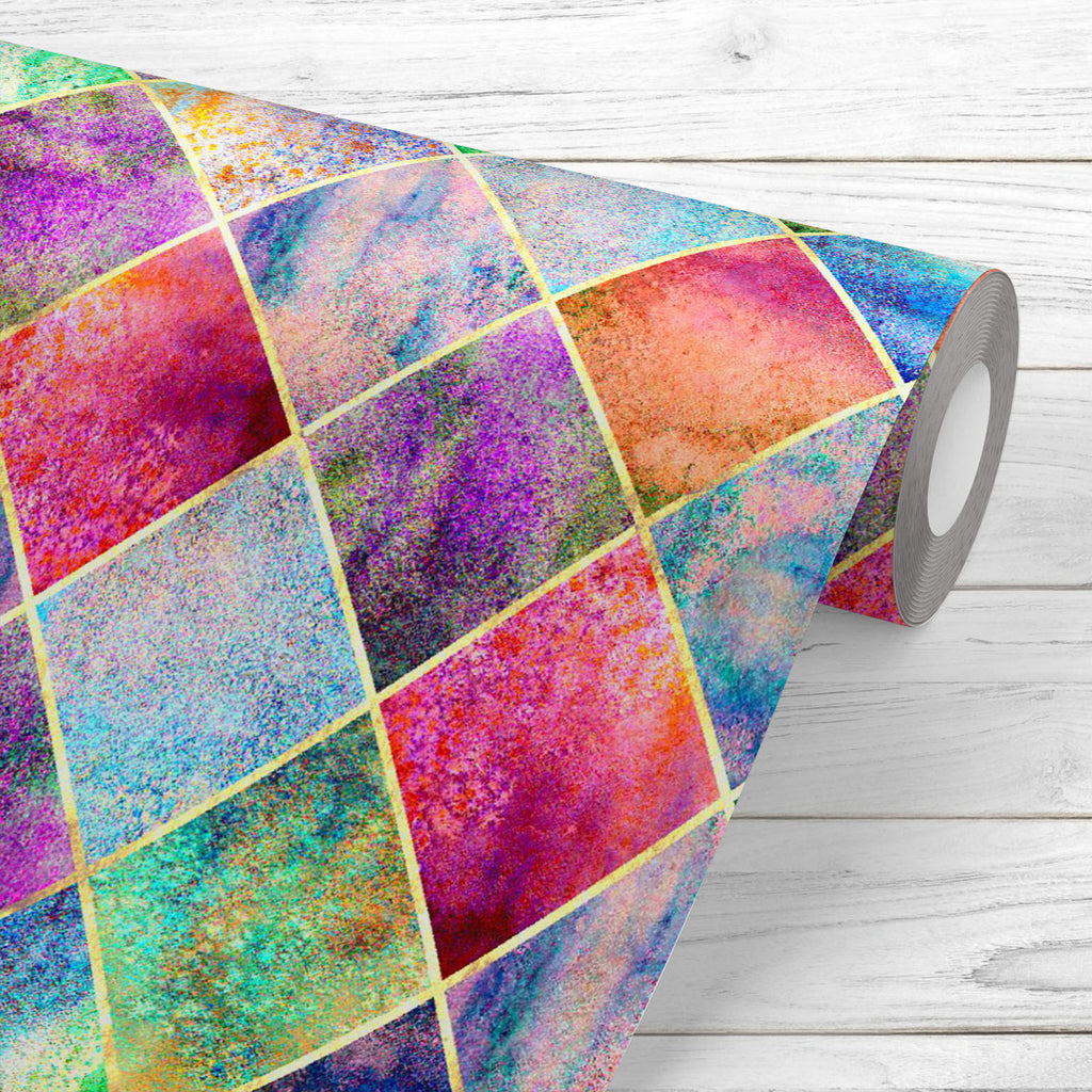 Watercolor Geometric Plaid Wallpaper Roll-Wallpapers Peel & Stick-WAL_PA-IC 5016992 IC 5016992, Abstract Expressionism, Abstracts, Culture, Ethnic, Fashion, Geometric, Geometric Abstraction, Holidays, Illustrations, Patterns, Plaid, Retro, Semi Abstract, Signs, Signs and Symbols, Stripes, Traditional, Tribal, Watercolour, World Culture, watercolor, wallpaper, roll, glitter, seamless, abstract, pattern, argyle, gold, backdrop, background, bright, checkered, classic, color, colorful, contour, decoration, desi