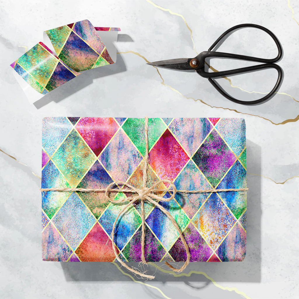 Watercolor Geometric Plaid Art & Craft Gift Wrapping Paper-Wrapping Papers-WRP_PP-IC 5016992 IC 5016992, Abstract Expressionism, Abstracts, Culture, Ethnic, Fashion, Geometric, Geometric Abstraction, Holidays, Illustrations, Patterns, Plaid, Retro, Semi Abstract, Signs, Signs and Symbols, Stripes, Traditional, Tribal, Watercolour, World Culture, watercolor, art, craft, gift, wrapping, paper, glitter, seamless, abstract, pattern, argyle, gold, wallpaper, backdrop, background, bright, checkered, classic, colo