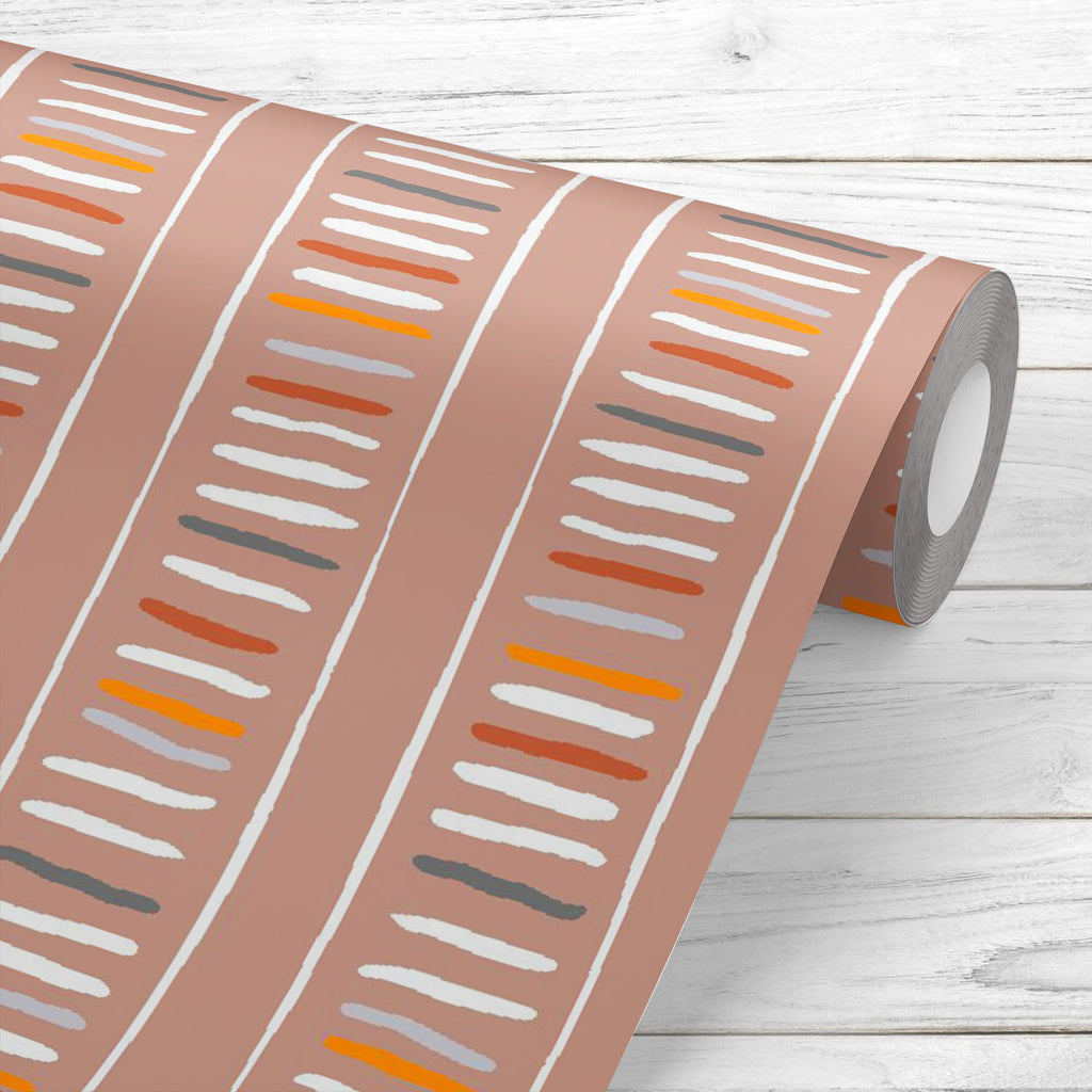 Hand-Drawn Tribal Stripes Wallpaper Roll-Wallpapers Peel & Stick-WAL_PA-IC 5017002 IC 5017002, Abstract Expressionism, Abstracts, Beverage, Black and White, Culture, Digital, Digital Art, Drawing, Ethnic, Folk Art, Geometric, Geometric Abstraction, Graphic, Illustrations, Kitchen, Modern Art, Patterns, Semi Abstract, Signs, Signs and Symbols, Stripes, Traditional, Tribal, White, World Culture, hand-drawn, wallpaper, roll, abstract, background, beige, clay, tones, common, ground, cute, design, doodle, drawn,