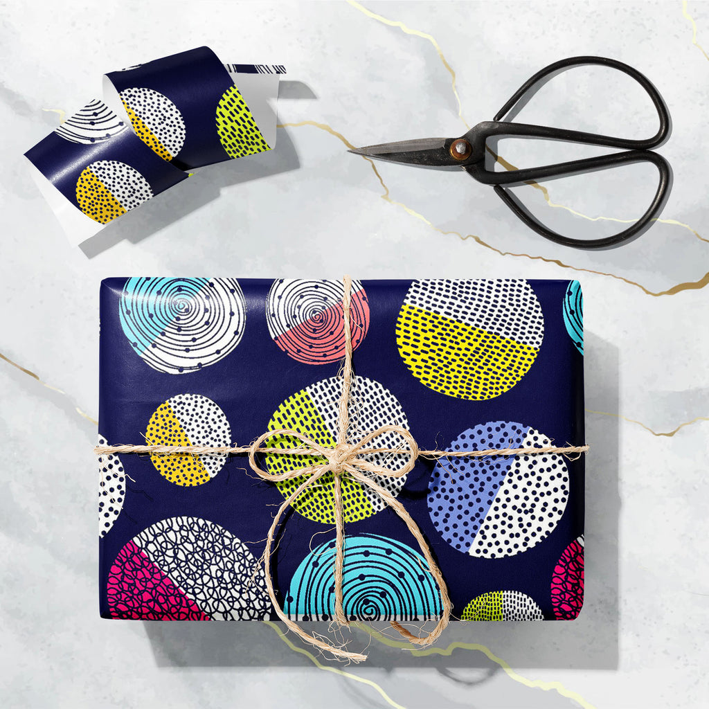 Abstract Polka Dot Art & Craft Gift Wrapping Paper - Wrapping Papers - ArtzFolio.com