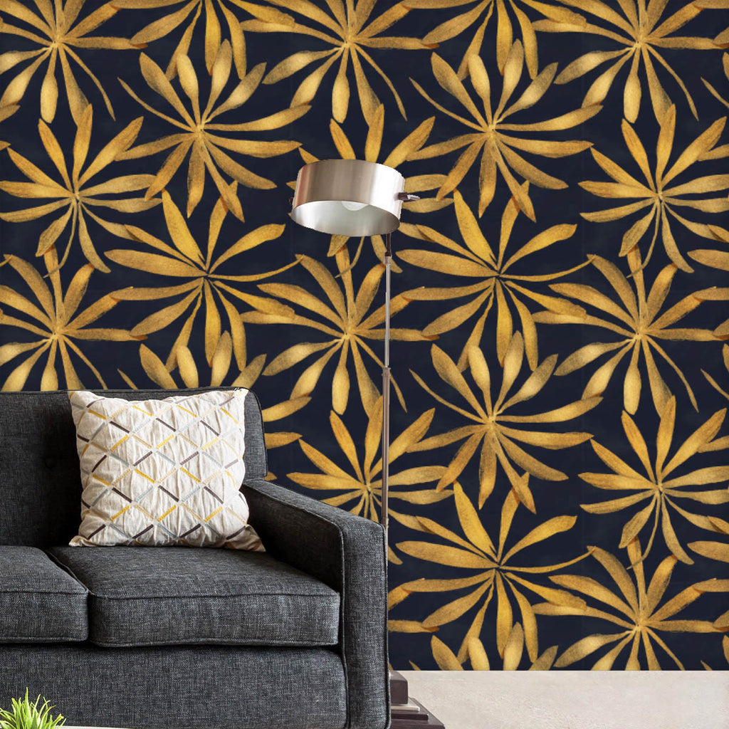 Gold Floral Pattern Wallpaper Roll-Wallpapers Peel & Stick-WAL_PA-IC 5017033 IC 5017033, Abstract Expressionism, Abstracts, Ancient, Art and Paintings, Art Deco, Black, Black and White, Botanical, Fashion, Floral, Flowers, Gouache, Historical, Illustrations, Medieval, Nature, Patterns, Retro, Scenic, Semi Abstract, Signs, Signs and Symbols, Tropical, Vintage, gold, pattern, wallpaper, roll, art, background, ink, dark, paper, seamless, texture, abstract, deco, backdrop, bronze, classic, decoration, design, f