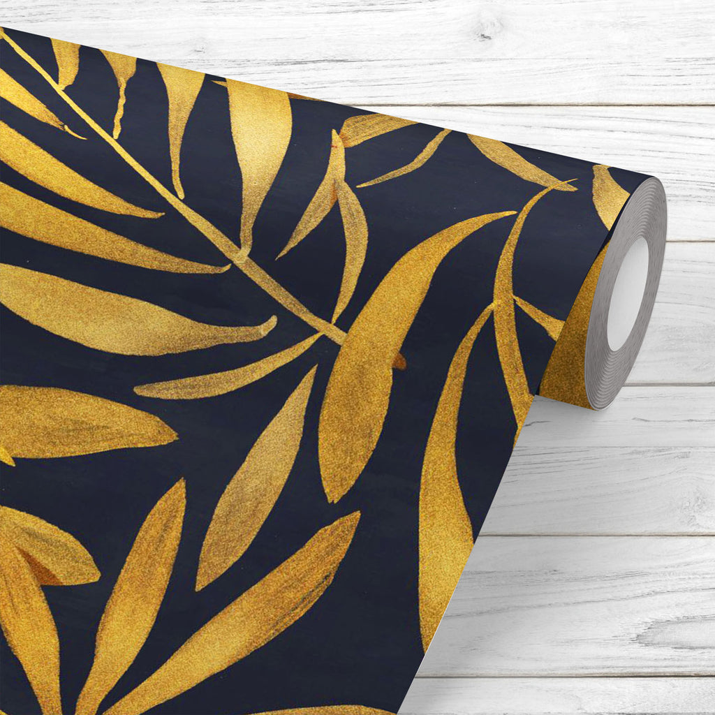 Golden Leaves Wallpaper Roll-Wallpapers Peel & Stick-WAL_PA-IC 5017034 IC 5017034, Abstract Expressionism, Abstracts, Ancient, Art and Paintings, Art Deco, Black, Black and White, Botanical, Fashion, Floral, Flowers, Gouache, Historical, Illustrations, Medieval, Nature, Patterns, Retro, Scenic, Semi Abstract, Signs, Signs and Symbols, Tropical, Vintage, golden, leaves, wallpaper, roll, art, pattern, paper, background, dark, leaf, abstract, bronze, gold, seamless, deco, backdrop, classic, decoration, design,