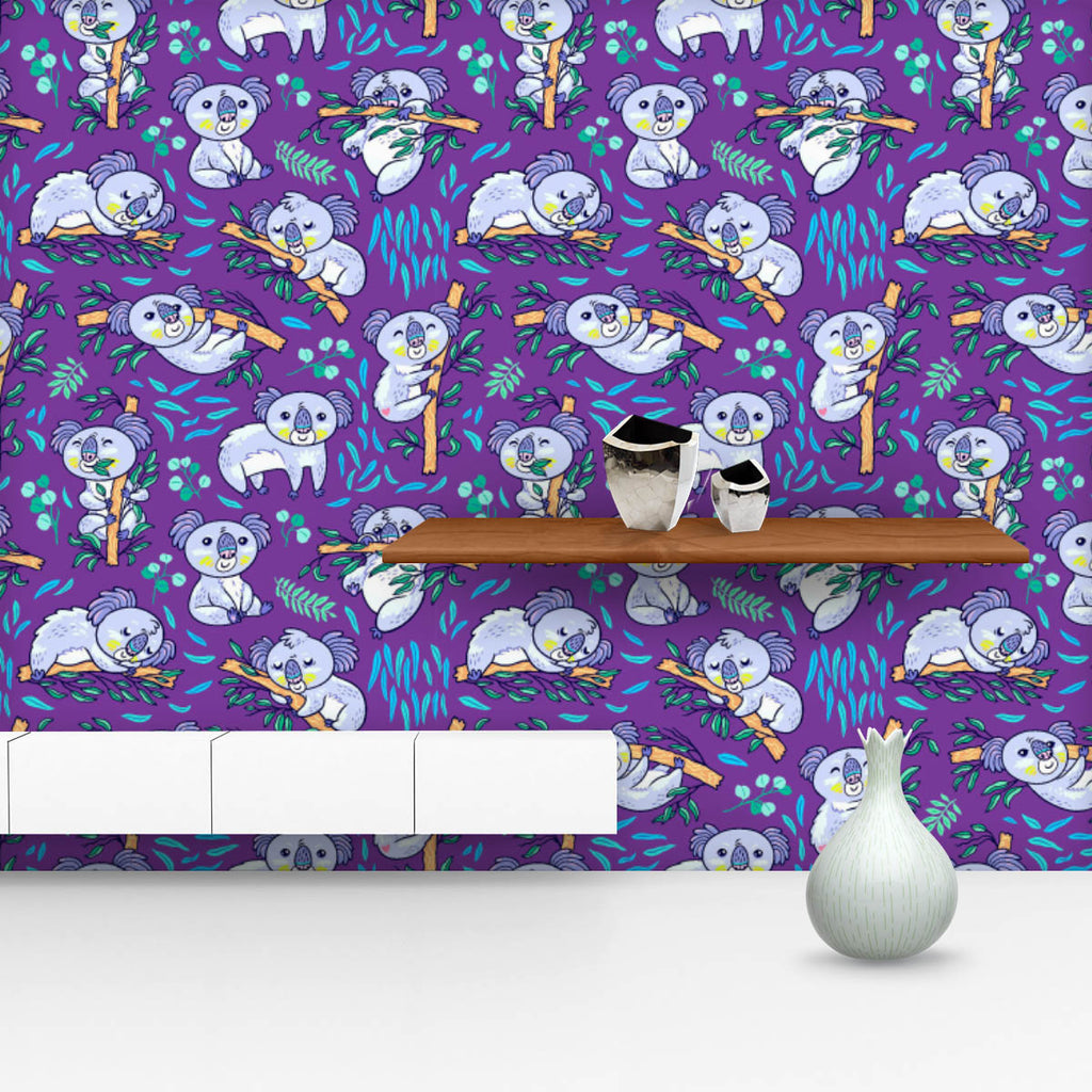 Koalas Eucalyptus Pattern D2 Wallpaper Roll-Wallpapers Peel & Stick-WAL_PA-IC 5017040 IC 5017040, Animals, Animated Cartoons, Caricature, Cartoons, Illustrations, Patterns, koalas, eucalyptus, pattern, d2, wallpaper, roll, artzfolio, wallpapers for bedroom, wall papers full sheet for living room, wallpapers for home, pvc wallpaper, peel stick wallpaper, wall paper, adhesive wallpaper, room wallpapers, wallpapers for walls, wallpaper for walls, wall papers, wallpapers, 3d wallpapers for walls waterproof, wal
