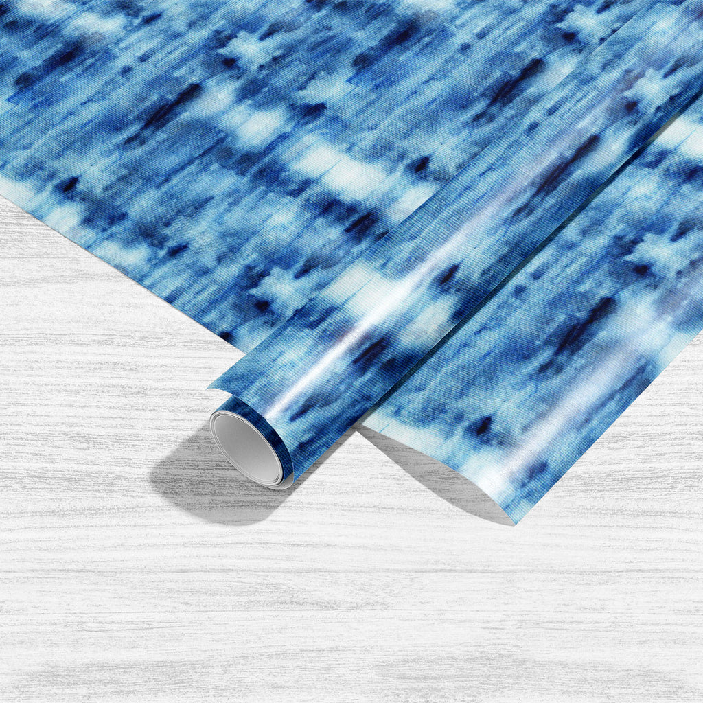 Shibori Indigo Batik D16 Art & Craft Gift Wrapping Paper-Wrapping Papers-WRP_PP-IC 5017043 IC 5017043, Abstract Expressionism, Abstracts, Art and Paintings, Black and White, Culture, Decorative, Ethnic, Fashion, Illustrations, Japanese, Paintings, Patterns, Retro, Semi Abstract, Shibori, Signs, Signs and Symbols, Traditional, Tribal, Watercolour, White, World Culture, indigo, batik, d16, art, craft, gift, wrapping, paper, dye, pattern, seamless, hippie, tie, 1960, abstract, artistic, backdrop, background, b