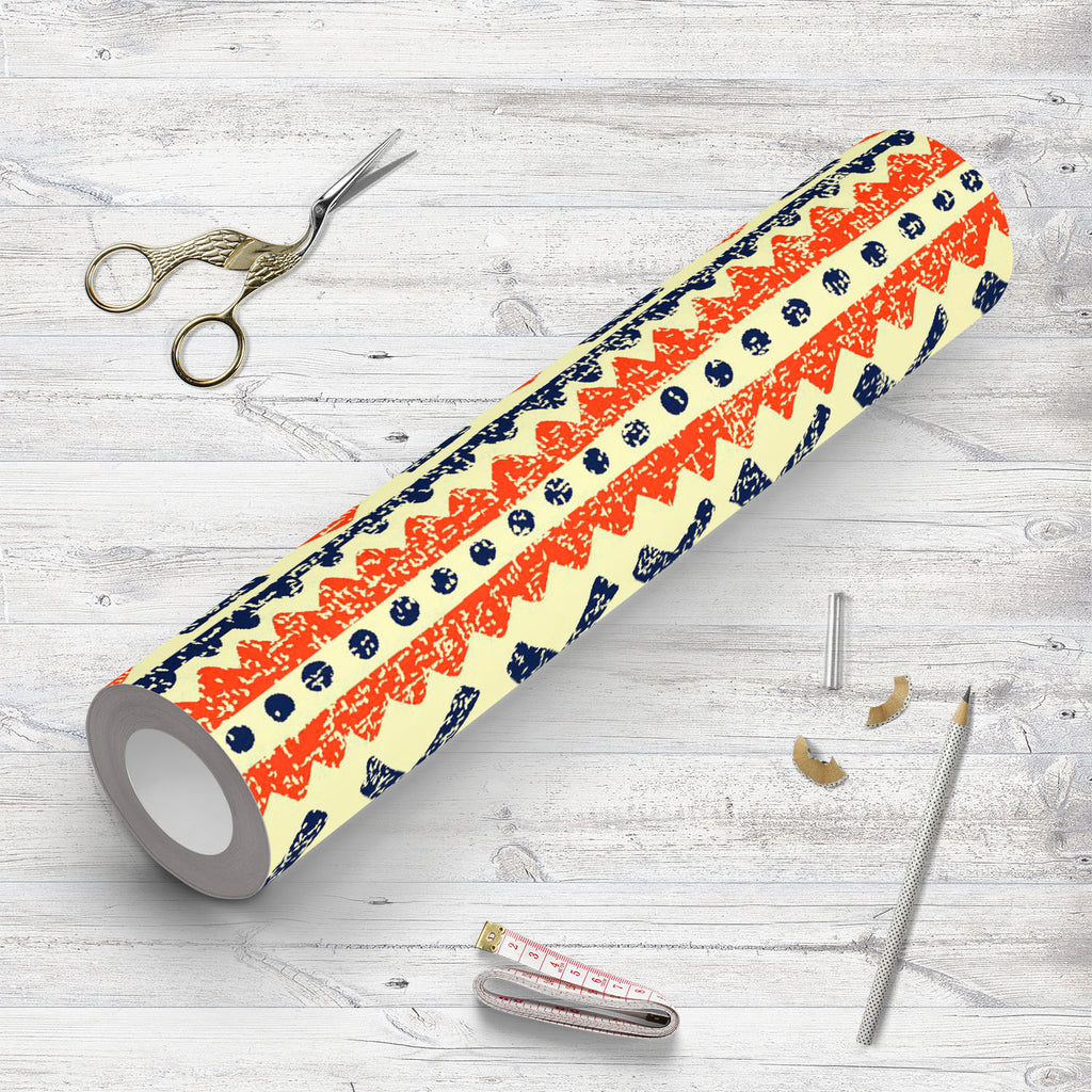 Abstract Grunge Ethnic Wallpaper Roll - Wallpapers Peel & Stick - ArtzFolio.com