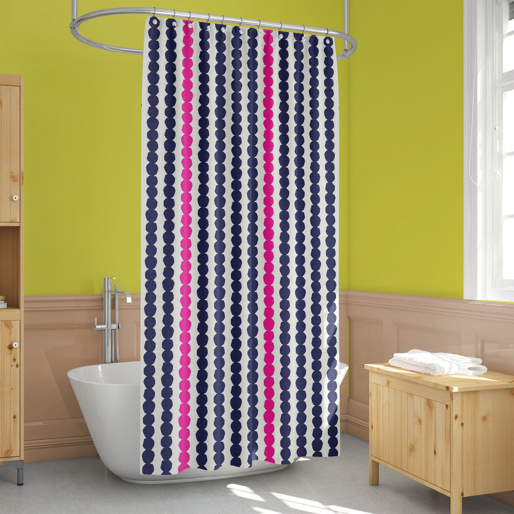 Abstract Geometric Shapes D4 Washable Waterproof Shower Curtain - Shower Curtains - ArtzFolio.com